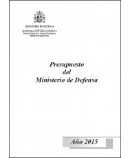PRESUPUESTO DEL MINISTERIO DE DEFENSA. AÑO 2015