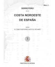Derrotero de la costa noroeste de España. N.º 3. 5ª Ed. 2021 1ª Reimp. nov. 2022