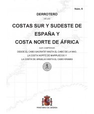 Derrotero de las costas sur y sudeste de España y costa norte de África. N.º 6. 5ª Ed. 1ª reimp. mar. 2022