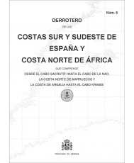 Derrotero de las costas sur y sudeste de España y costa norte de África. Núm. 6. 4ª edición 2019