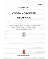 Derrotero de la costa noroeste de África. N.º 9. 5ª Ed. 2021 1ª Reimp. oct. 2022