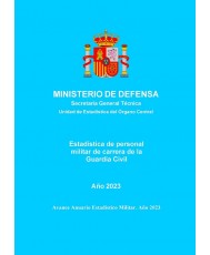 Estadística de personal militar de carrera de la Guardia Civil