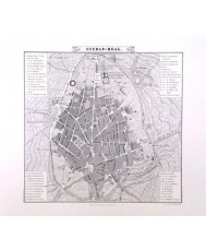 CIUDAD REAL, PLANO. AÑO 1850