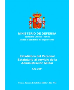 Estadística del personal estatutario al servicio de la Administración Militar