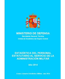 Estadística del personal estatutario al servicio de la Administración Militar